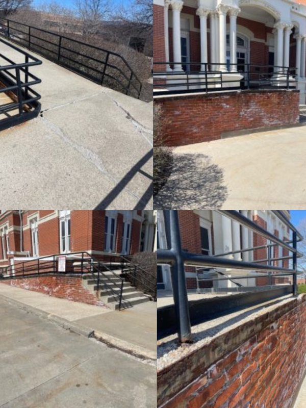 Courthouse 1 Courthouse ramp