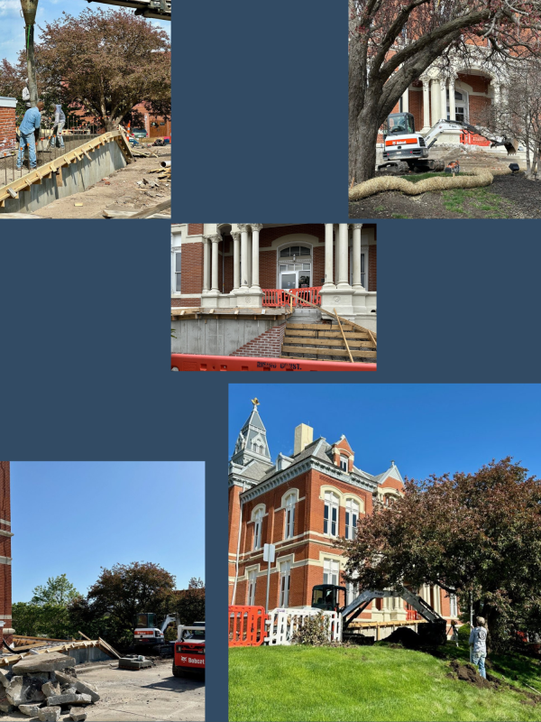 Courthouse 2 Courthouse ramp progress